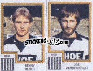 Sticker Benny Rener / Jos Vandenbergh - Football Belgium 1983-1984 n. 376 - Panini