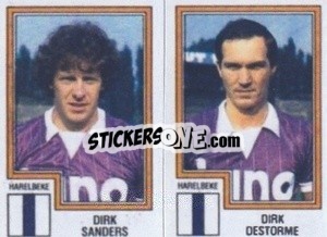 Sticker Dirk Sanders / Dirk Destorme - Football Belgium 1983-1984 - Panini