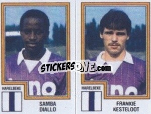 Cromo Samba Diallo / Frankie Kesteloot - Football Belgium 1983-1984 - Panini