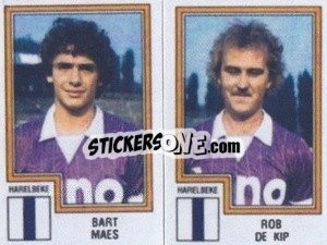 Figurina Bart Maes / Rob de Kip - Football Belgium 1983-1984 n. 386 - Panini