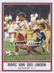 Cromo Marc van der Linden (Antwerp F.C.) - Football Belgium 1983-1984 - Panini