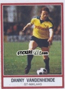 Sticker Danny Vandenhende (St-Niklaas) - Football Belgium 1983-1984 - Panini