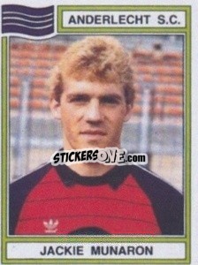 Sticker Jackie Munaron - Football Belgium 1983-1984 - Panini