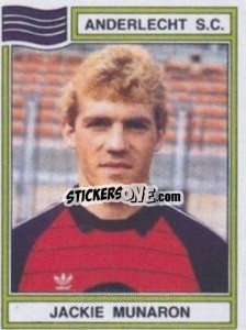 Figurina Jackie Munaron - Football Belgium 1983-1984 - Panini