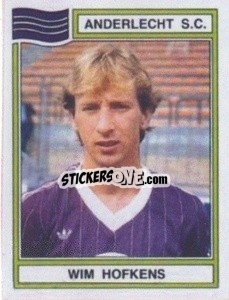 Sticker Wim Hofkens - Football Belgium 1983-1984 n. 8 - Panini