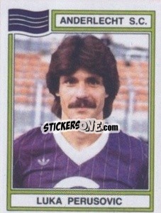 Sticker Luka Peruzovic - Football Belgium 1983-1984 n. 10 - Panini