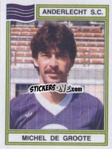 Sticker Michel de Groots - Football Belgium 1983-1984 n. 11 - Panini