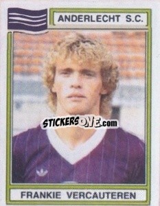 Sticker Frankie Vercauteren - Football Belgium 1983-1984 n. 14 - Panini