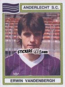 Sticker Erwin Vanden bergh - Football Belgium 1983-1984 n. 16 - Panini