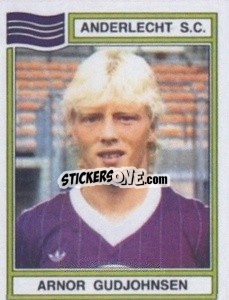 Sticker Arnor Gudjohnson - Football Belgium 1983-1984 n. 17 - Panini