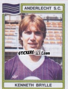 Sticker Kenneth Brylle - Football Belgium 1983-1984 - Panini