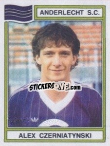 Sticker Alex Czerniatinski - Football Belgium 1983-1984 - Panini