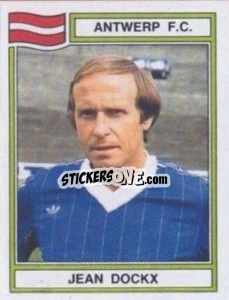 Sticker Jean Dockx - Football Belgium 1983-1984 - Panini