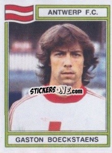 Sticker Gaston Boeckstaens - Football Belgium 1983-1984 - Panini