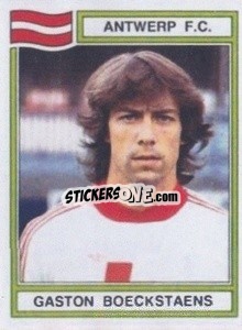 Sticker Gaston Boeckstaens - Football Belgium 1983-1984 n. 26 - Panini