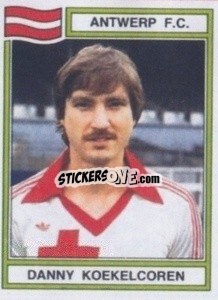 Sticker Danny Koekelcoren - Football Belgium 1983-1984 - Panini