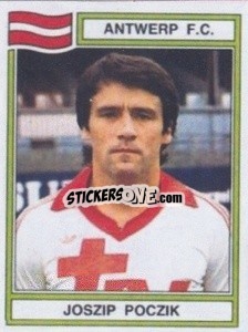 Figurina Joszip Poczik - Football Belgium 1983-1984 - Panini
