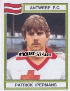 Sticker Patrick Ipermans - Football Belgium 1983-1984 - Panini