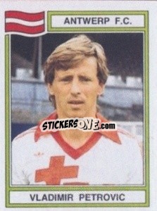 Sticker Vladimir Petrovic - Football Belgium 1983-1984 - Panini