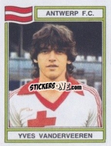 Sticker Yves Vanderveeren - Football Belgium 1983-1984 - Panini