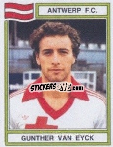 Sticker Gunther van Etck - Football Belgium 1983-1984 - Panini