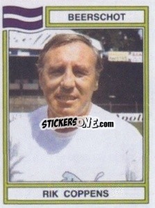 Sticker Rik Coppens - Football Belgium 1983-1984 - Panini