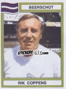 Sticker Rik Coppens - Football Belgium 1983-1984 n. 40 - Panini