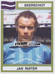Sticker Jan Ruiter - Football Belgium 1983-1984 - Panini