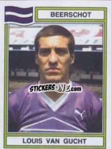 Sticker Louis van Gucht - Football Belgium 1983-1984 - Panini