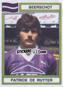 Sticker Patrick de Ruyter - Football Belgium 1983-1984 - Panini