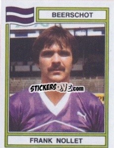 Sticker Frank Nollet - Football Belgium 1983-1984 n. 49 - Panini