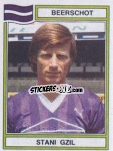 Sticker Stani Gzil - Football Belgium 1983-1984 - Panini