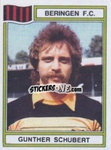 Sticker Gunther Schubert - Football Belgium 1983-1984 - Panini