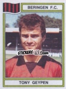 Sticker Tony Geypen - Football Belgium 1983-1984 - Panini