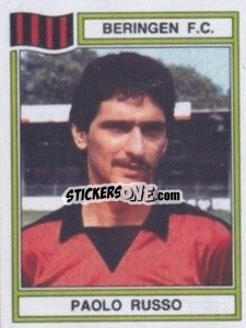 Sticker Paolo Russo - Football Belgium 1983-1984 n. 63 - Panini