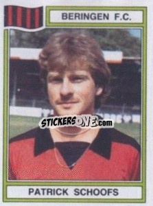 Sticker Patrick Schoofs - Football Belgium 1983-1984 n. 65 - Panini