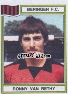 Figurina Ronny van Rethy - Football Belgium 1983-1984 n. 66 - Panini