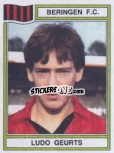 Sticker Ludo Geurts - Football Belgium 1983-1984 - Panini