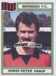 Figurina Horst-Peter Knauf - Football Belgium 1983-1984 - Panini