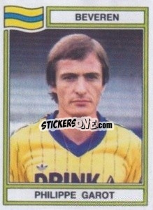 Cromo Philippe Garot - Football Belgium 1983-1984 - Panini
