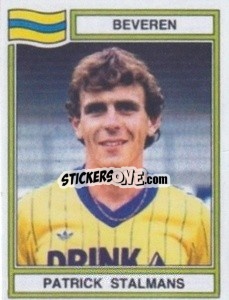 Sticker Patrick Stalmans - Football Belgium 1983-1984 - Panini