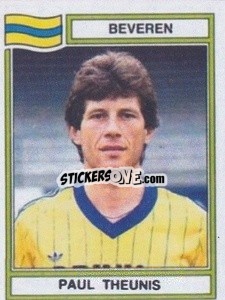 Sticker Paul Theunis - Football Belgium 1983-1984 - Panini