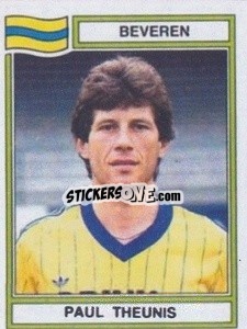 Sticker Paul Theunis - Football Belgium 1983-1984 n. 85 - Panini
