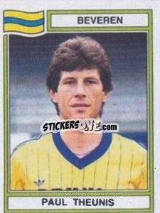 Figurina Paul Theunis - Football Belgium 1983-1984 - Panini