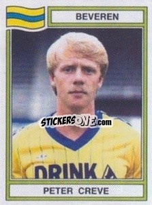 Sticker Peter Creve - Football Belgium 1983-1984 n. 86 - Panini