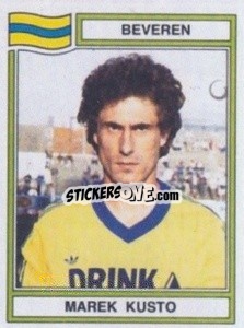 Cromo Marek Kusto - Football Belgium 1983-1984 - Panini