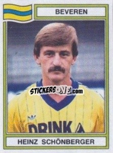 Sticker Heinz Schonberger - Football Belgium 1983-1984 n. 88 - Panini