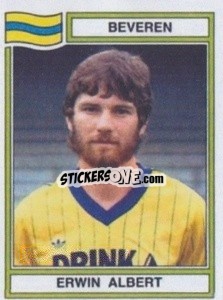 Sticker Erwin Albert - Football Belgium 1983-1984 - Panini