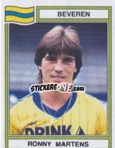 Sticker Ronny Martens - Football Belgium 1983-1984 - Panini
