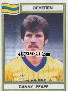 Cromo Danny Pfaff - Football Belgium 1983-1984 - Panini